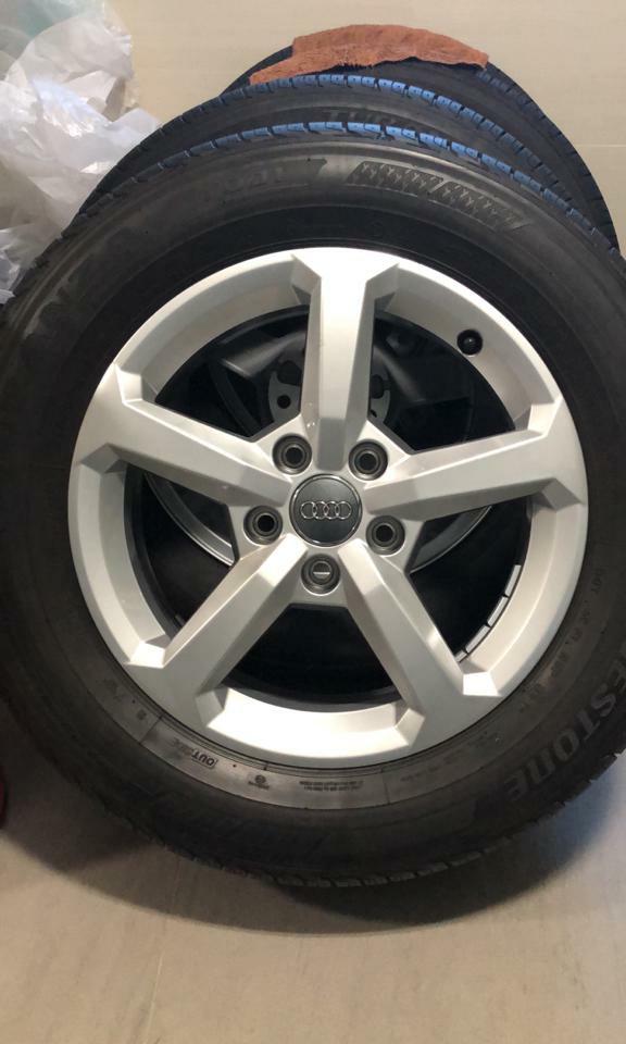 Original Audi Q2 16” sports rims n Bridgestone tyres, Car Accessories
