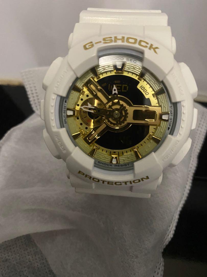 G shock white original best sale
