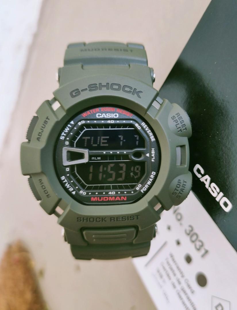Casio military discount green watch