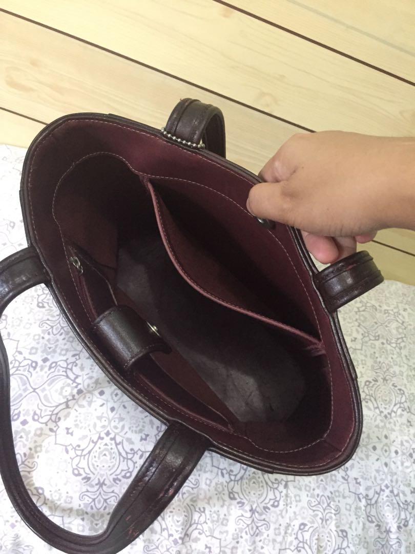 Coach cowhide leather bag store
