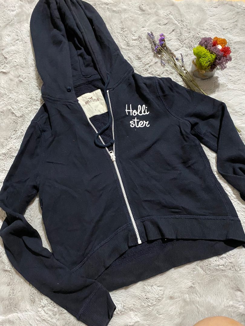 hollister flower hoodie