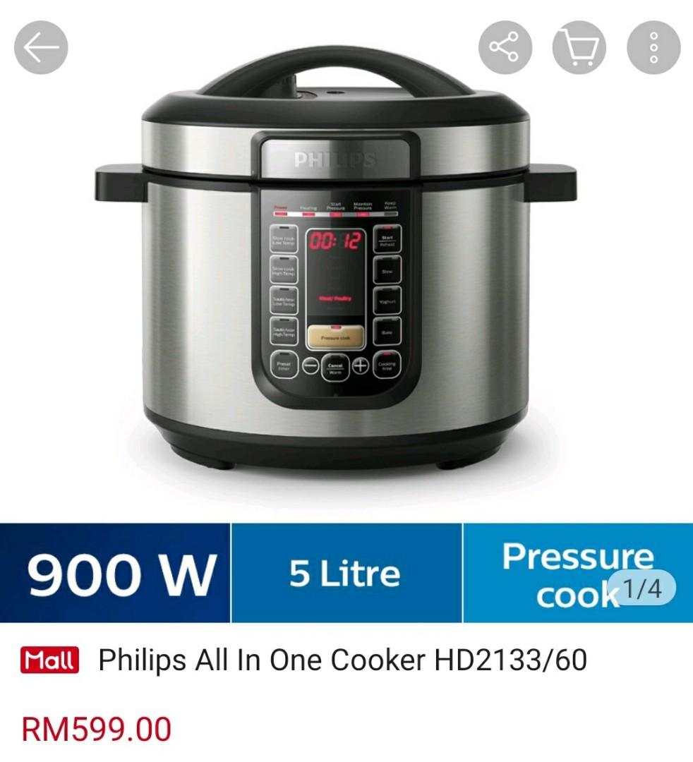 Masak nasi guna sales philips pressure cooker