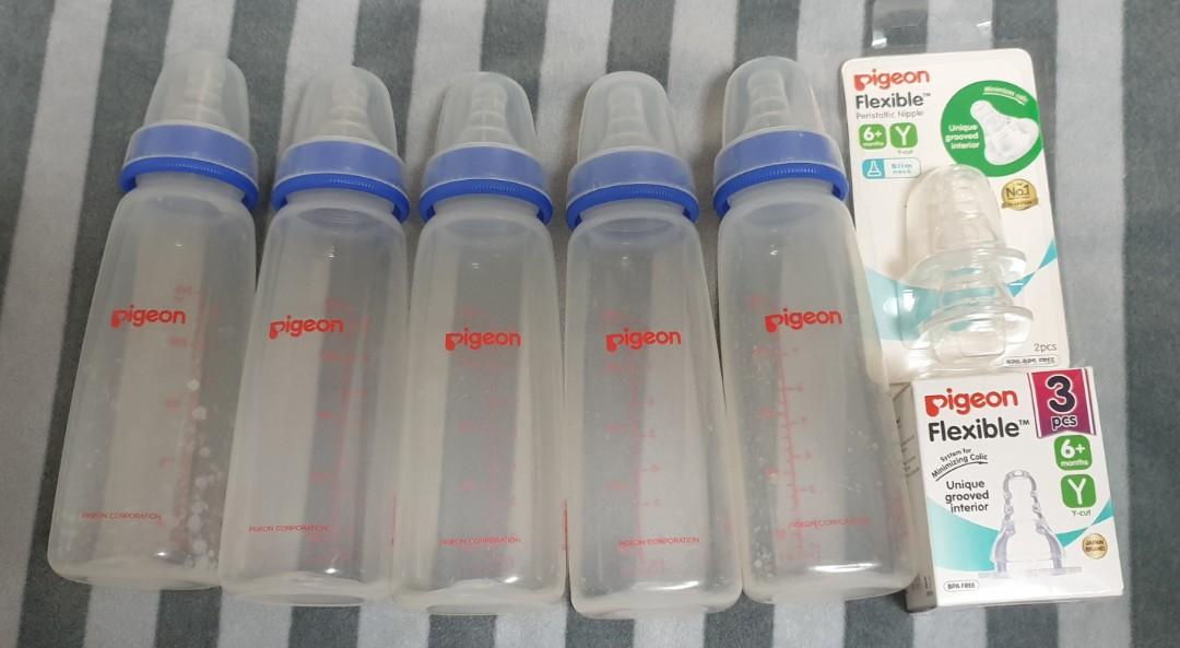 pigeon feeding bottle set
