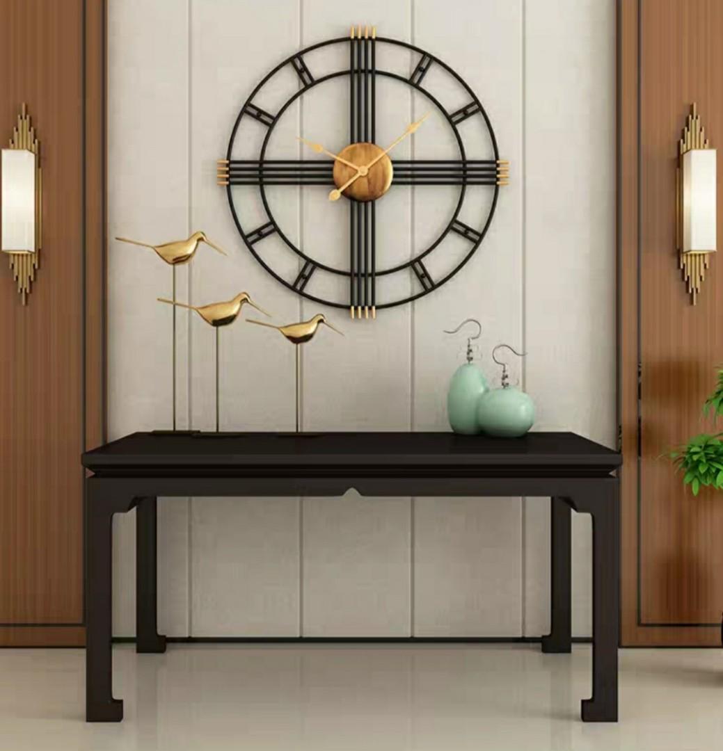 Po Modern Wall Clock Furniture Home Decor Others On Carousell