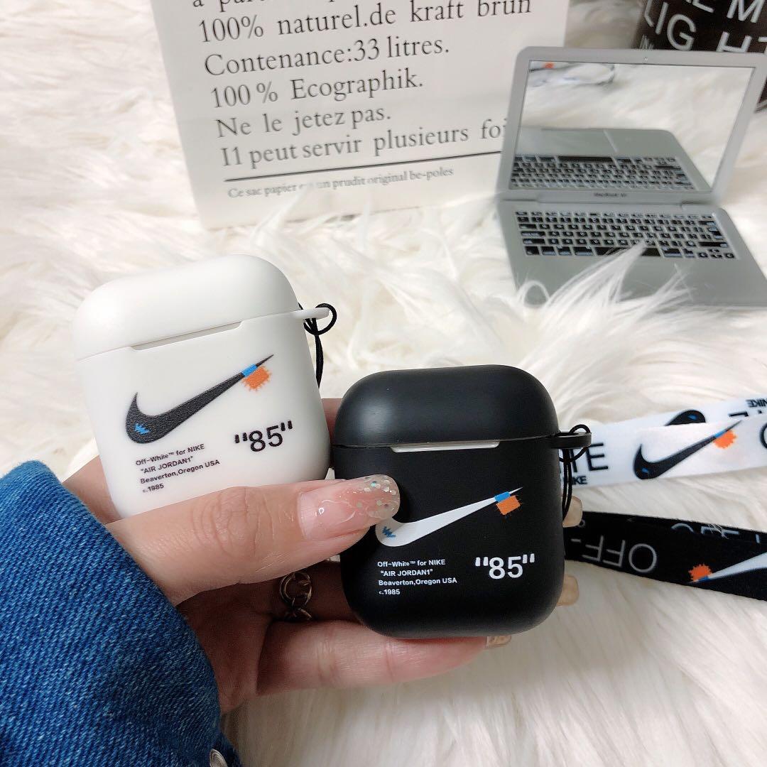 cover airpods nike x off white