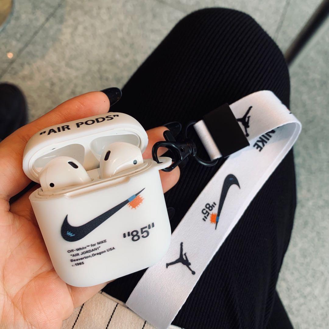 [PO]OFF-WHITE X NIKE AirPods Case, Mobile Phones & Tablets, Mobile ...