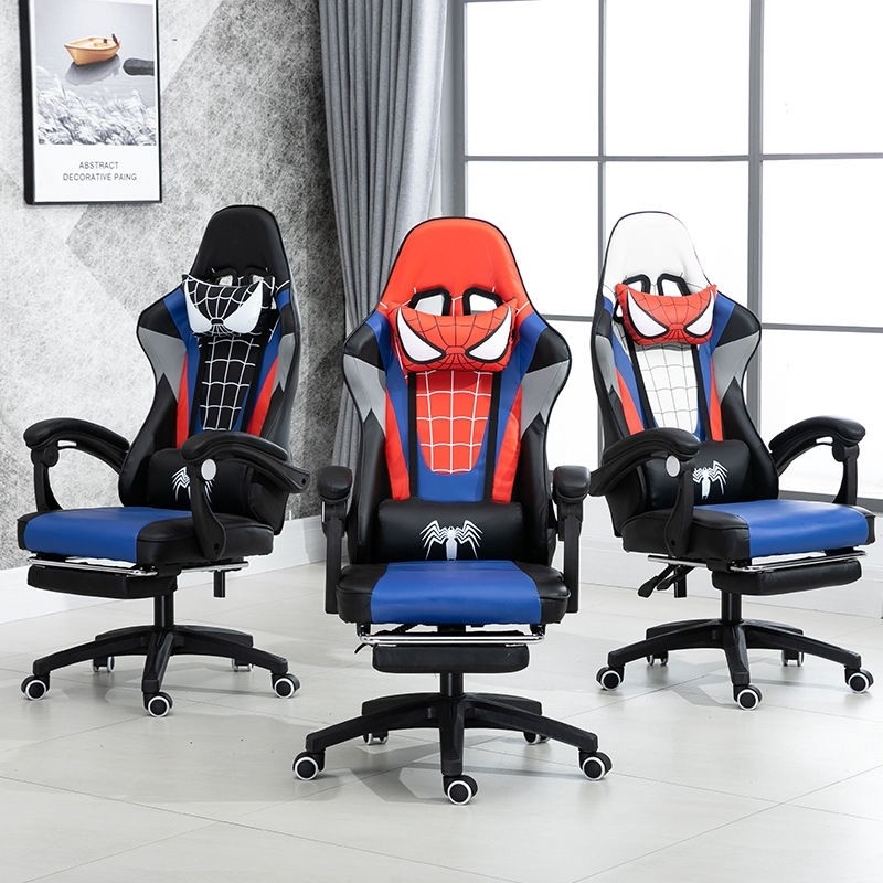 (PO) Spiderman Gaming Computer Desktop Chair, Furniture