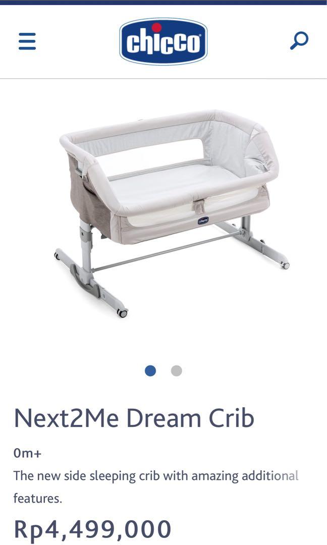 Preloved Baby Box Chicco Next2Me Dream Crib