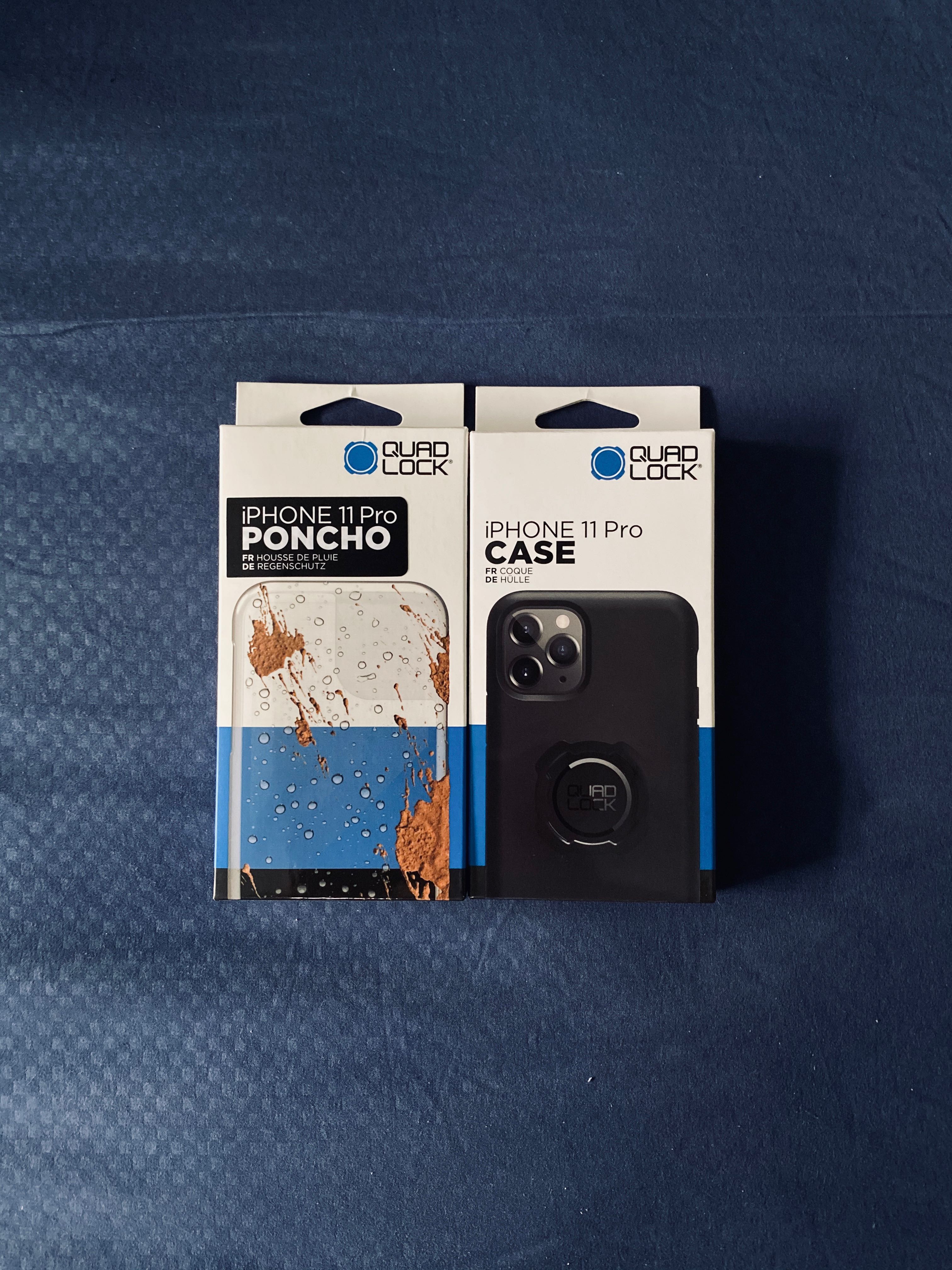 Quad Lock iPhone 11 Pro case & weather resistant poncho, Mobile Phones & Gadgets, Mobile