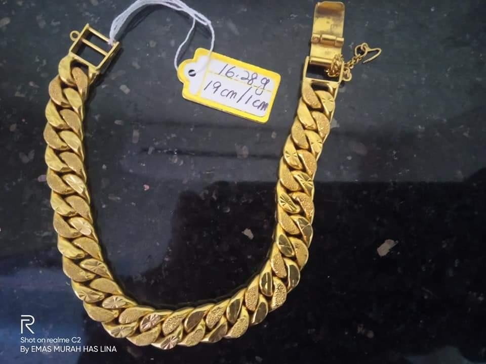 Ranatai Tangan Emas 916 Lipan Pasir Women S Fashion Jewellery On Carousell