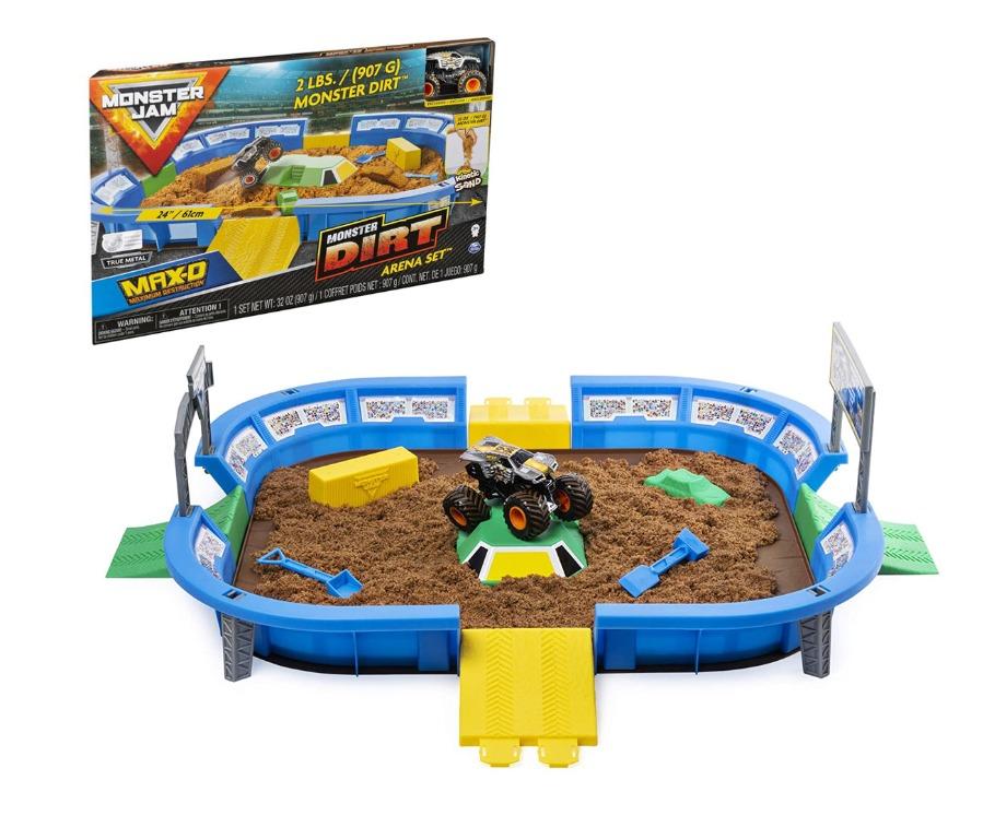 Monster jam dirt arena playset 2025