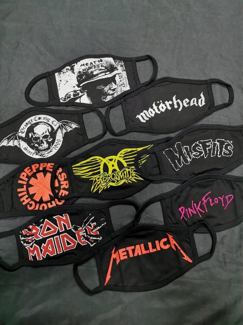Details about / Custom Printed METALLICA 3 Rock Band Face Mask Adult//Kids Washable Adjustable