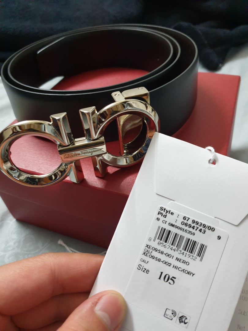 Ferragamo belt barcode 2025