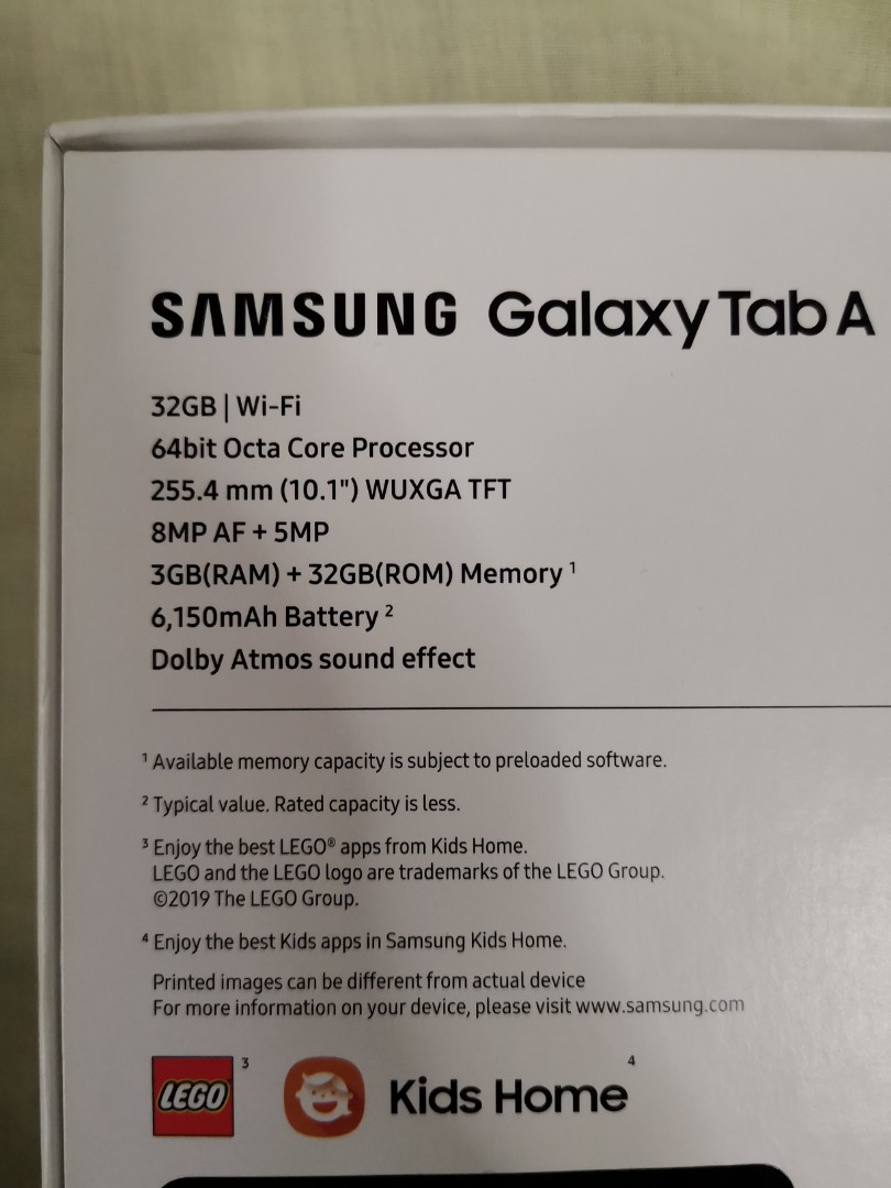 Samsung Galaxy Tab A Dolby Atmos 10.1
