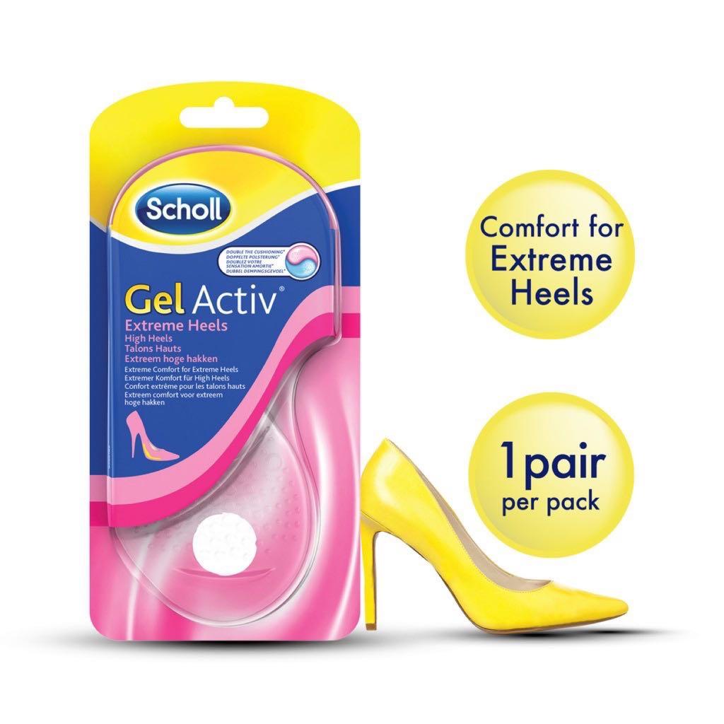 opslaan Ontmoedigd zijn attent Scholl GelActiv Insoles for Women - Extreme Comfort for Extreme Heels,  Beauty & Personal Care, Foot Care on Carousell