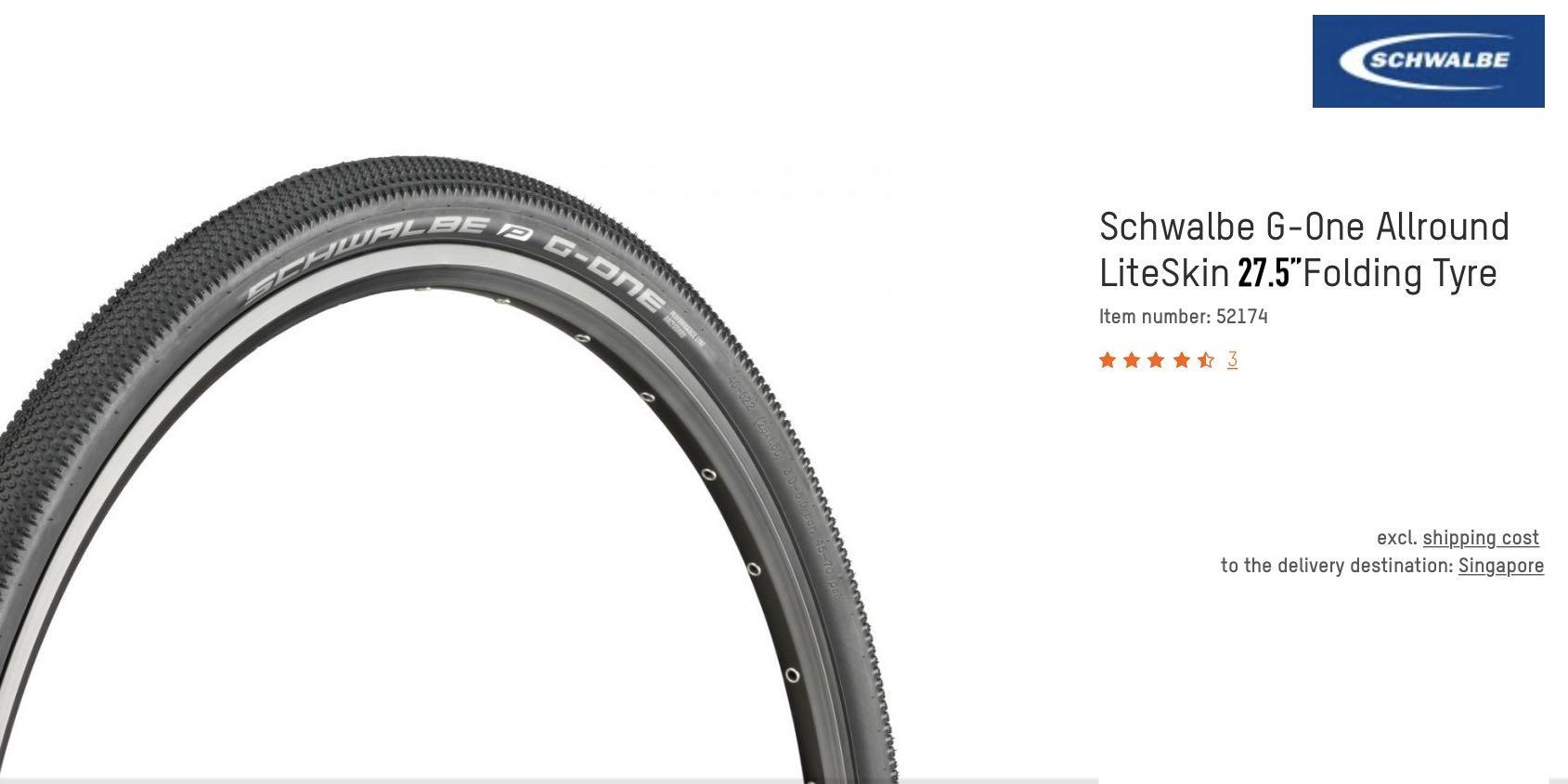 schwalbe g one 27.5