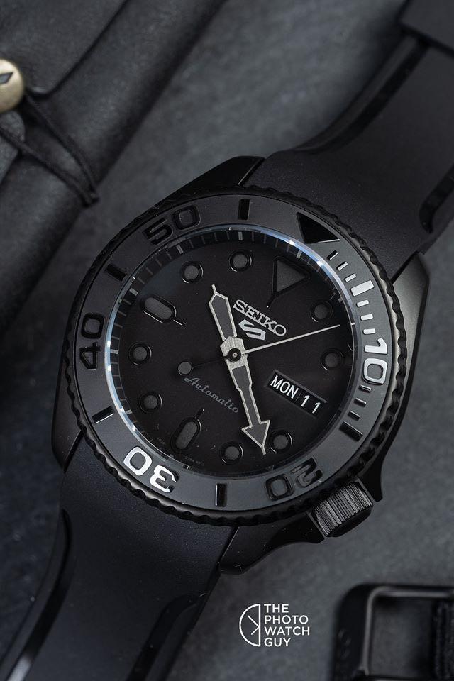 Seiko 5 Sport Stealth SRPD79K1 Black Yachtmaster Mod, Men's Fashion,  Watches & Accessories, Watches on Carousell