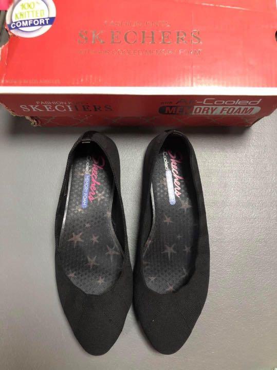 skechers fashion knit flats