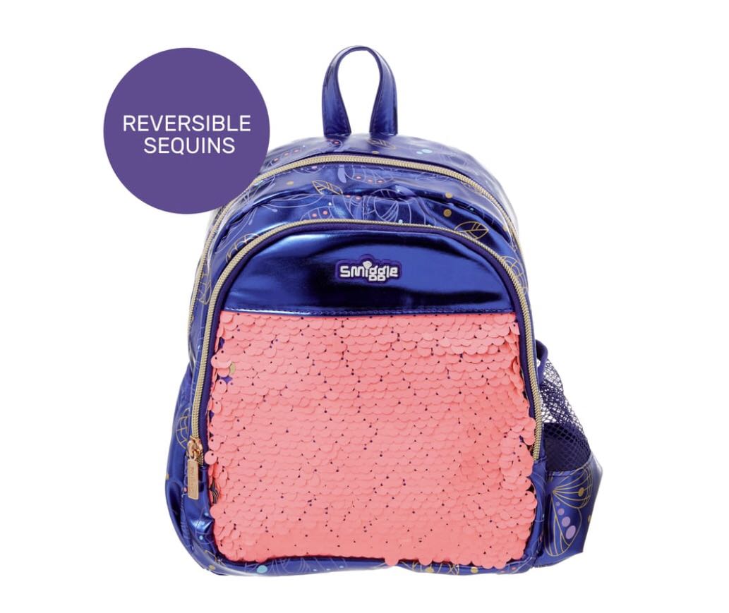 smiggle backpack sequins