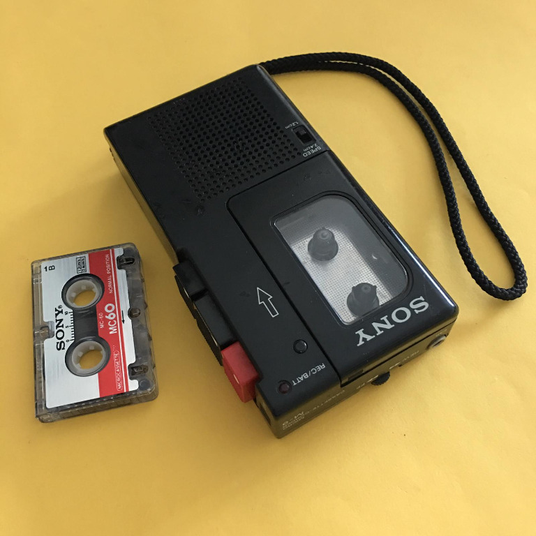 SONY Mini Cassette Recorder, 音響器材, 錄音機 Carousell
