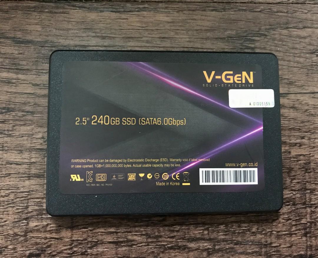 SSD V Gen 240GB Brand New Elektronik Komputer Laptop di Carousell
