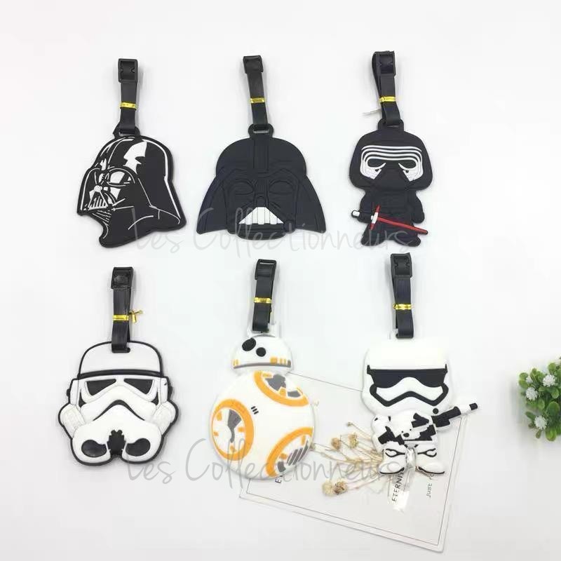 Star Wars Luggage Tag Stormtrooper Darth Vader Kylo Ren BB-8 Bag Tags ...