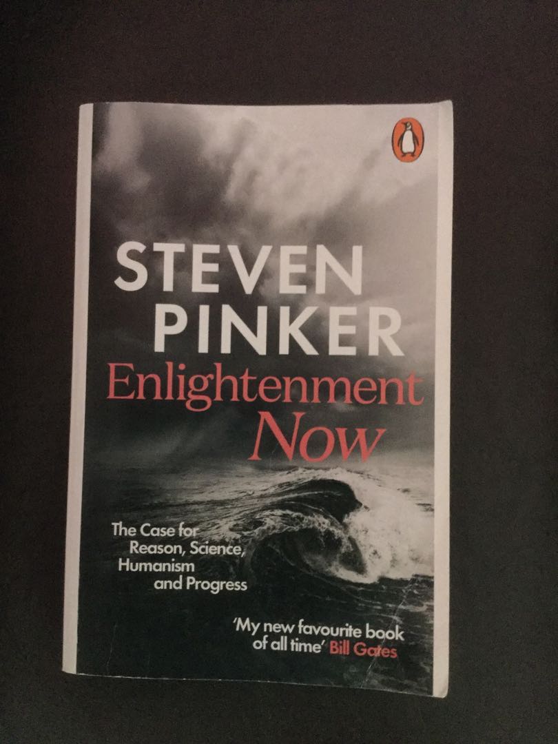 Steven Pinker Enlightenment Now Books Stationery Non Fiction On Carousell