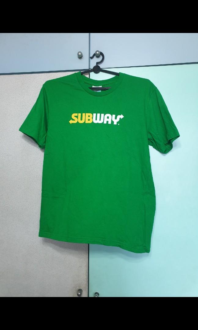 Subway Uniform Tee, Men's Fashion, Tops & Sets, Tshirts & Polo Shirts on  Carousell