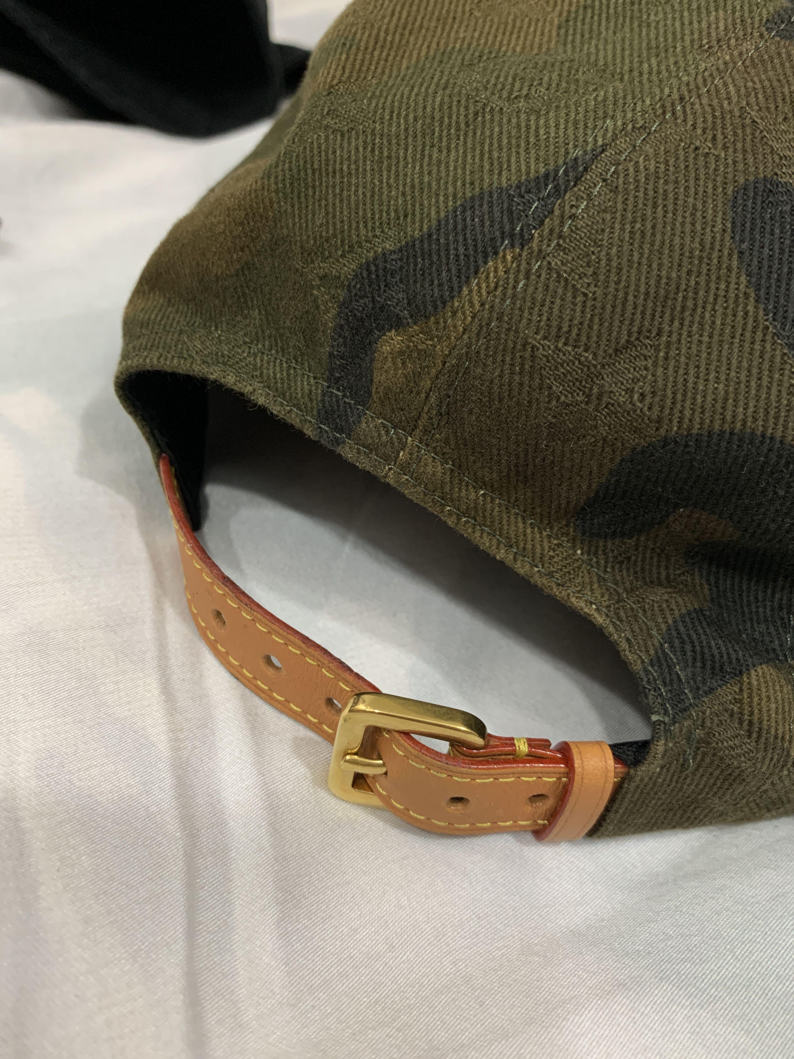 Louis Vuitton Men's Hat Supreme X Limited Edition 5 Panels Camouflage –  Mightychic