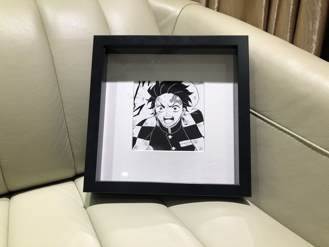 Tanjiro Kamado Framed Manga Panel, Furniture, Home Decor, Others on