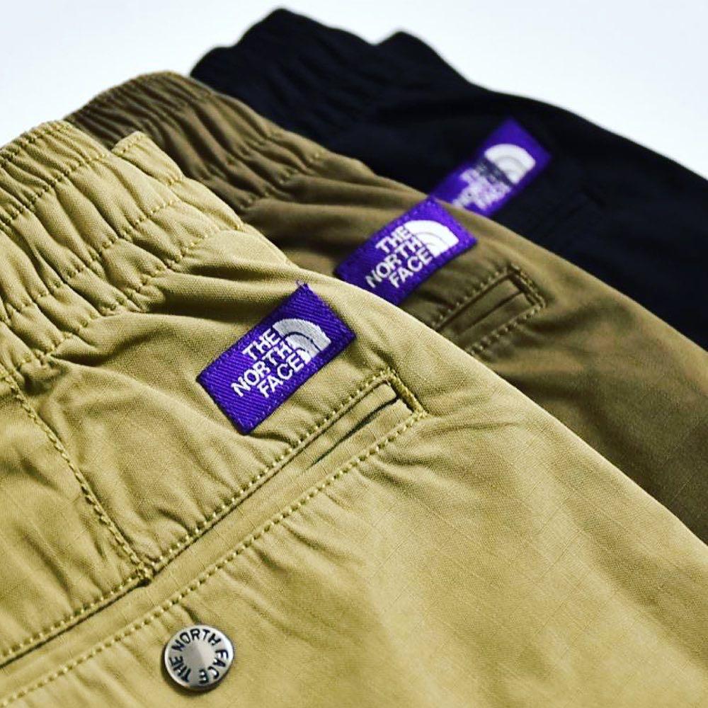 TNF PURPLE LABEL Ripstop Shirred Waist Pants NT5951N, 男裝, 褲