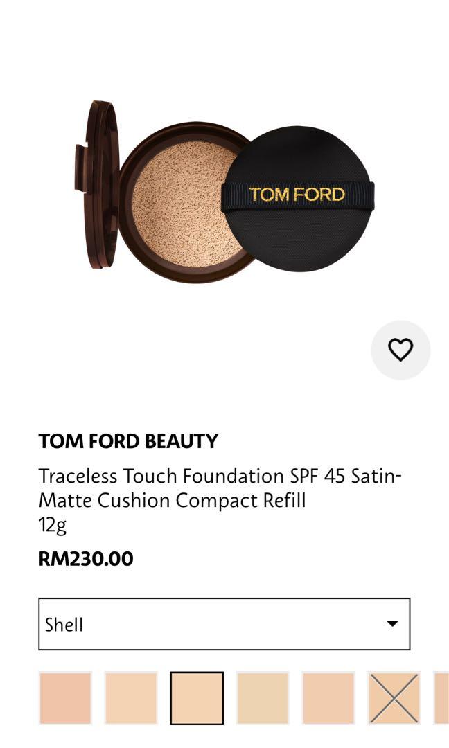 Tom Ford Traceless Touch Foundation SPF 45/PA+++ Satin-Matte Cushion Compact,  Beauty & Personal Care, Face, Makeup on Carousell
