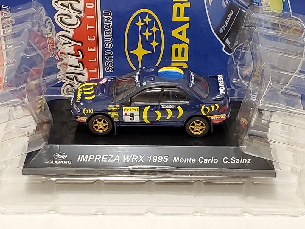 米舖TOY】 8成新CMS 1比64 1:64 1/64 Subaru Impreza WRX GC8 1995 Monte Carlo  C.Sainz 掃巴佬555 Livery Rally 車仔