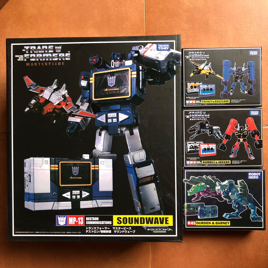 Transformers KO Masterpiece - MP-13 MP13 Soundwave , MP-15 Ravage