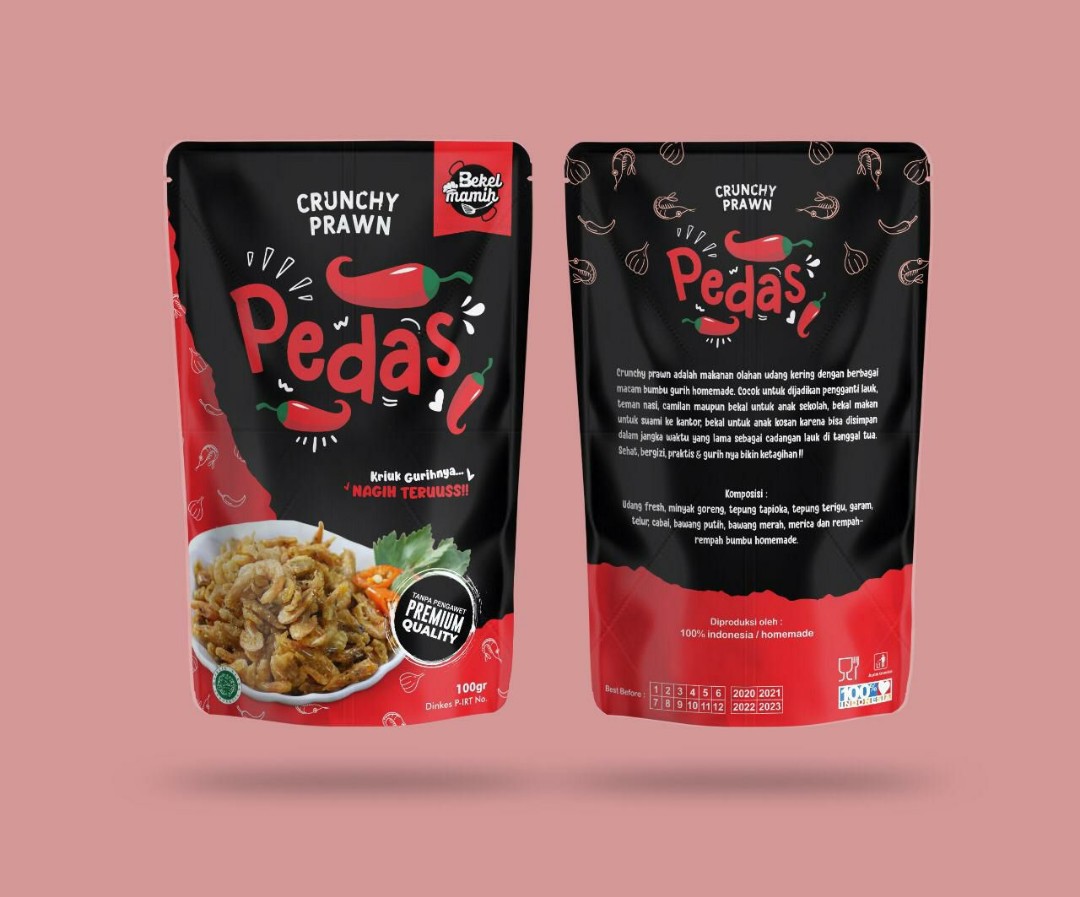 Udang Crispy Crunchy Prawn Makanan Minuman Snek Di Carousell