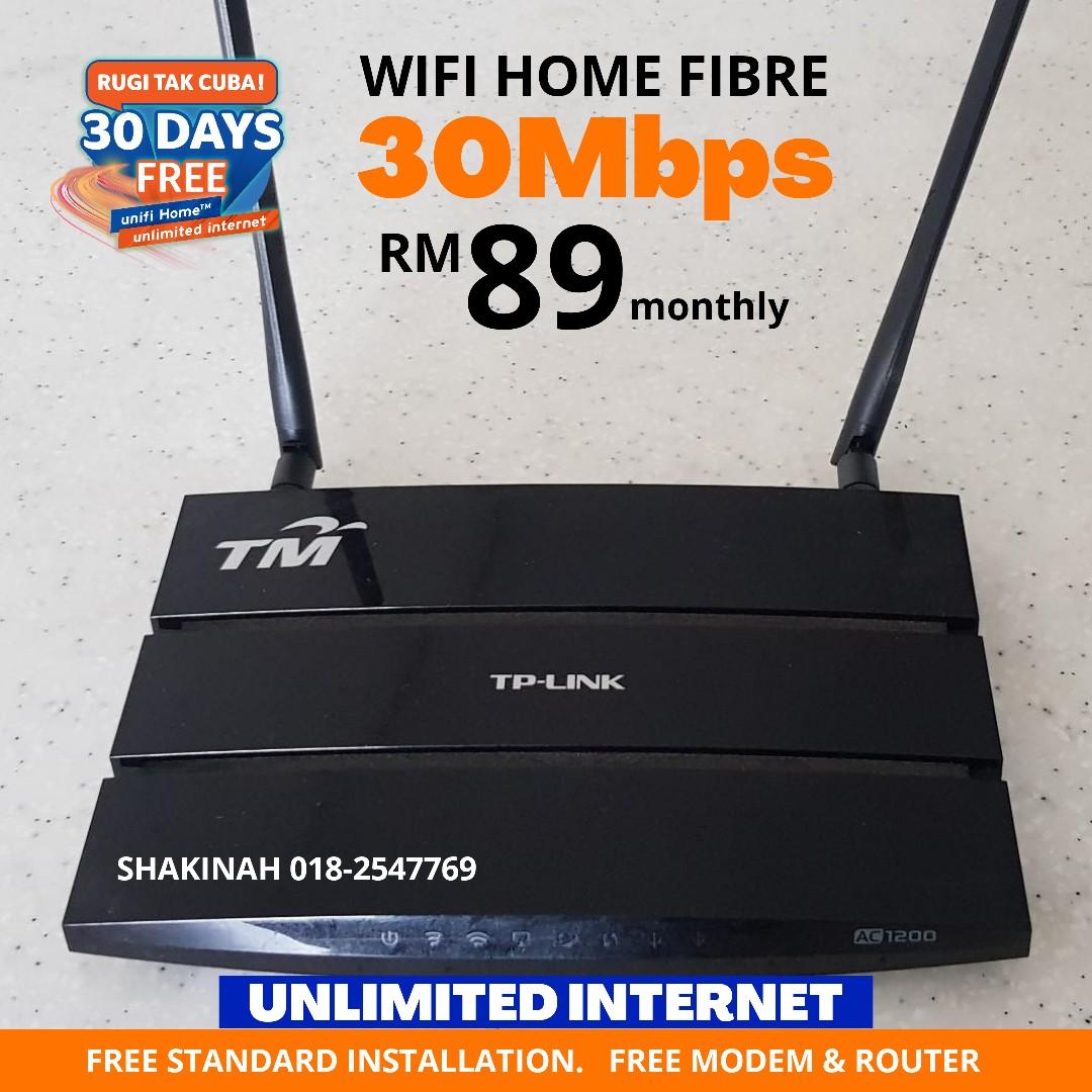 Unifi Wifi Home Fibre Electronics Computer Parts Accessories On Carousell