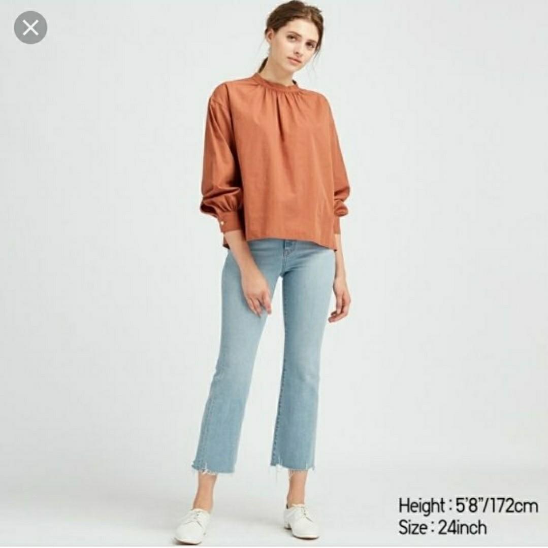 high rise skinny flare ankle jeans 