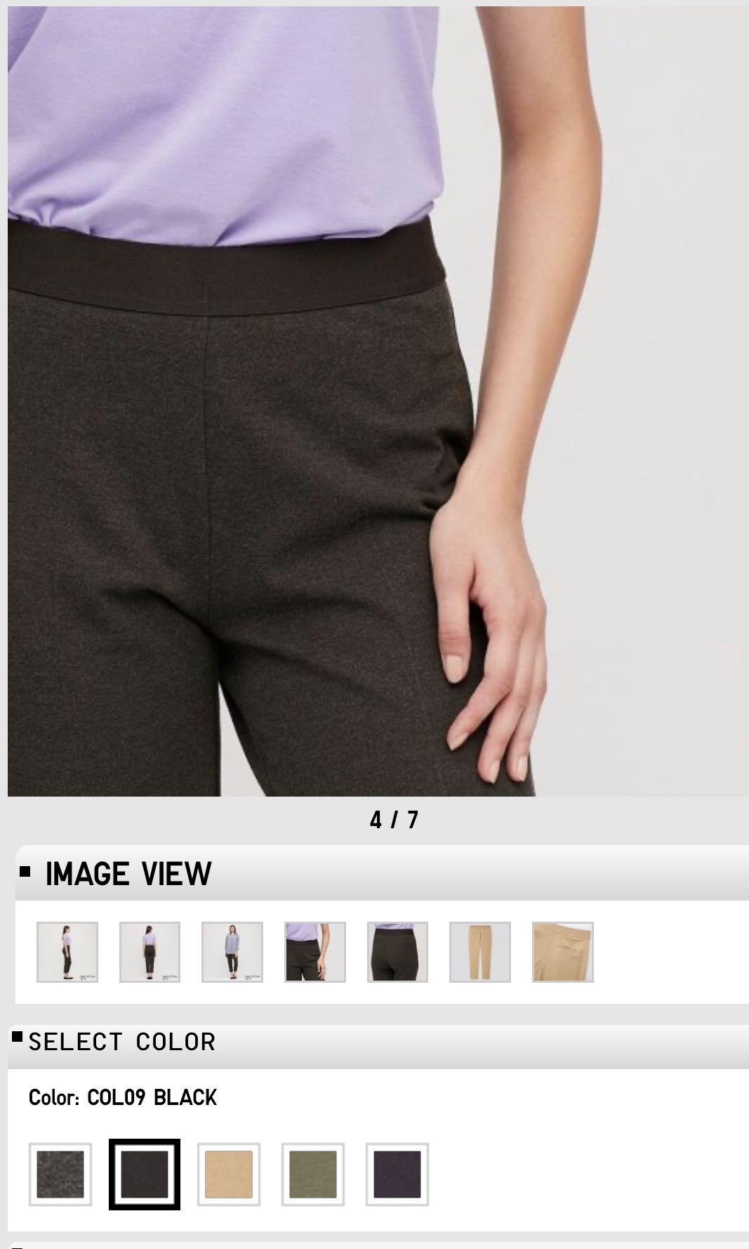 Uniqlo Women Ponte Slim Pants Women s Fashion Bottoms Other Bottoms on Carousell