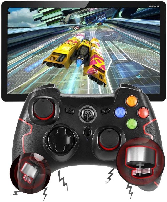 (VE) Wireless Gaming Controller, PC PS3 Game Controller Joystick with