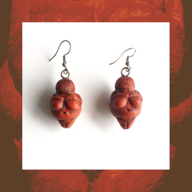Venus of Wallendorf Earrings (Category: Earrings) located in Mandaluyong City. Submitted by xaviermarcus (Listing ID 1019132532, Image 1). Description: handcrafted from polymer clay check our ig shop out for more earrings! @_slugjam.