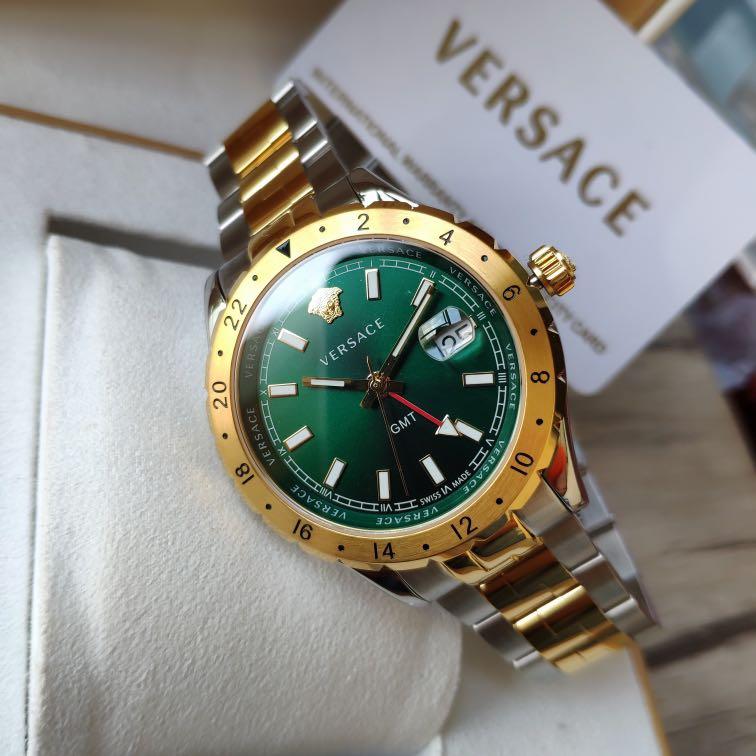 green versace watch