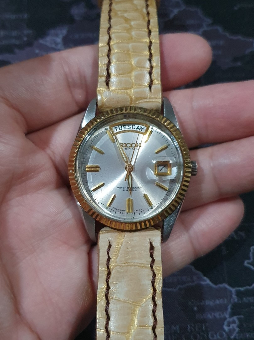 Mens Watches Ricoh Vintage Automatic Watches Ricoh President
