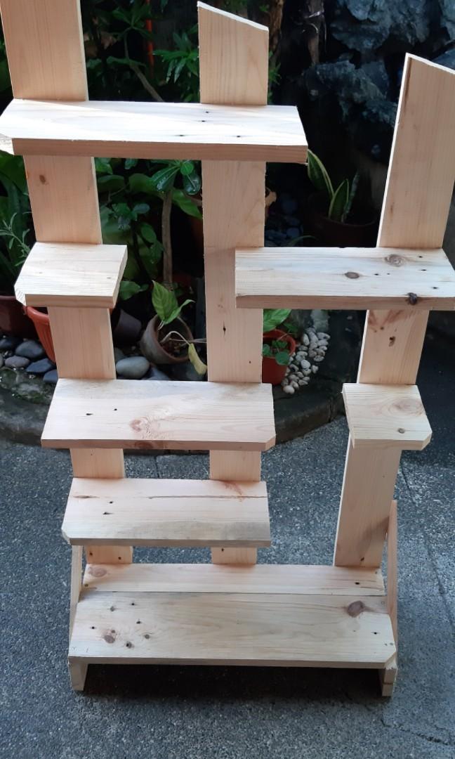 Wooden Plant Rack for sale, Furniture & Home Living, Gardening, Soil