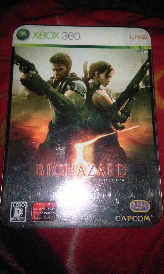 Xbox 360 Biohazard 5 Steelcase Edition Ntsc J Video Gaming Video Games On Carousell