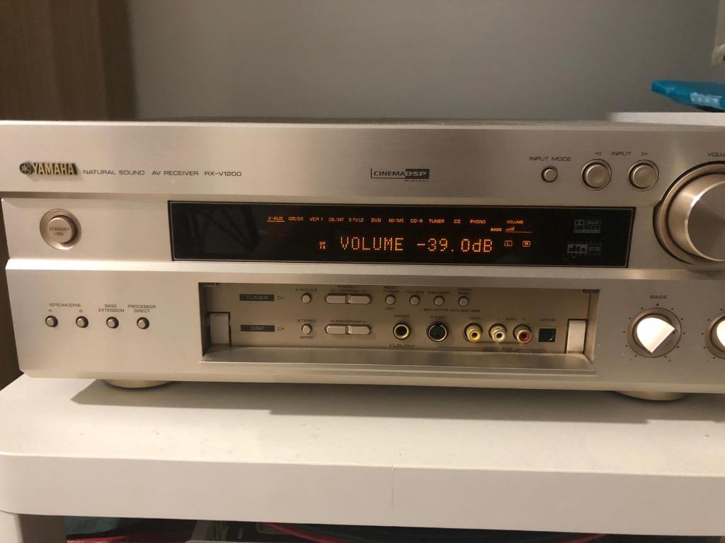 Yamaha RX-V1200 AV Receiver Amplifier, Electronics, Audio on Carousell