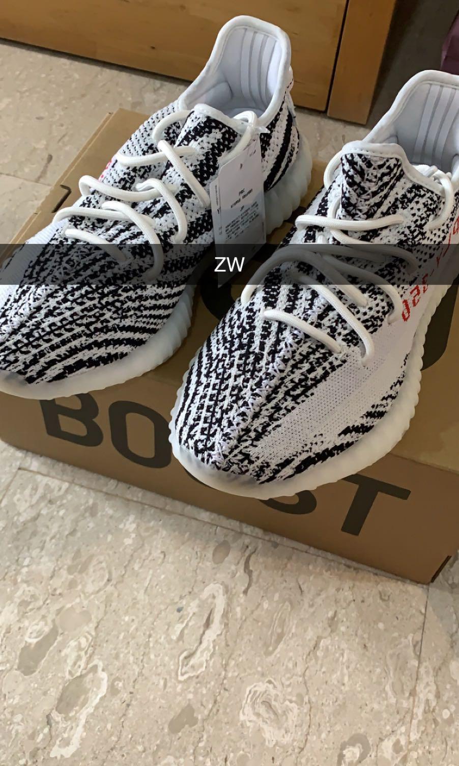 when did zebra yeezys come out