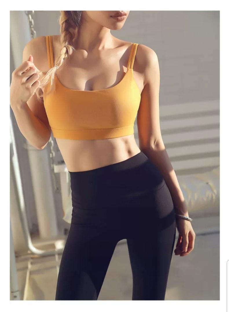 Mustard sports bra clearance