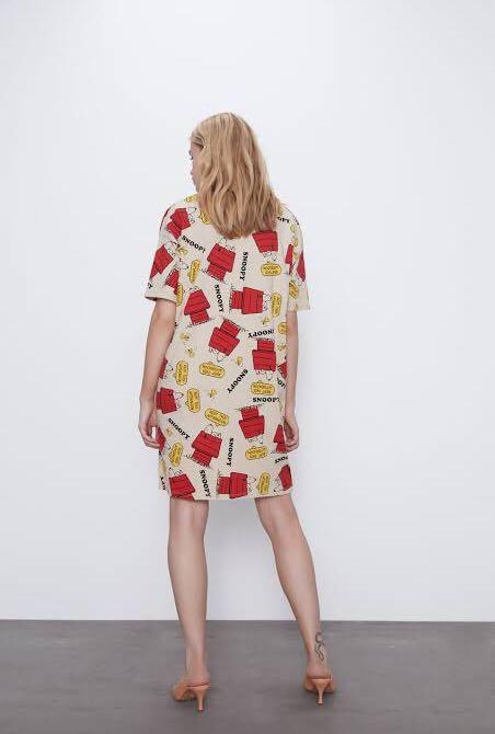 Zara snoopy shirt dress, Women's Fashion, Dresses \u0026 Sets, Dresses on  Carousell