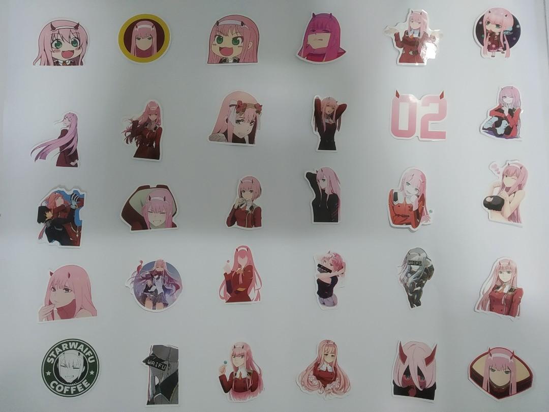 Zero Two Decals (Category: Other Mobile & Gadget Accessories) located in Singapore. Submitted by dopeondopamine (Listing ID 1019201948, Image 1). Description: 1 for $0.80 3 for $1.90 5 for $2.40 #ditf #weeb #otaku #hypebeast #zerotwo #ichigo #hiro #squad13 #anime #manga #darlinginthefranxx #yeezy #decals.