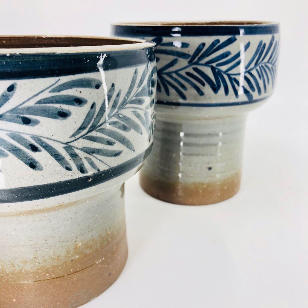 13cm Japanese Pinnate goblet planter (Category: Pots & Planters) located in Singapore. Submitted by pnp_plantae (Listing ID 1019363004, Image 3). Description: Measures 13cm diameter by 13cm height Made of clay comes with drainage hole Price per pot.